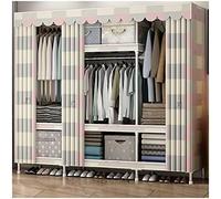 Armadi Guardaroba Portatili Armadio per Adulti di Grandi Dimensioni Armadio Portatile Armadio Organizer per Vestiti Armadio Armadio Portatile Organizer, C