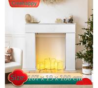 Armadi portaoggetti Creahappy - Armadietti per caminetti - Credenza decorativa per caminetti con spazio extra - Per la decorazione di piccole stanze