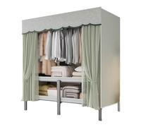 Armadi portatili in poliestere con armadio portatile pieghevole a tenda con 1 armadio per armadio forte.