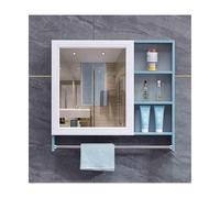 Armadietti a muro da bagno, armadietto a specchio da bagno, armadio a muro, armadietto a specchio, specchio della medicina, armadietto a specchio da bagno, armadietto da bagno a parete (blu,