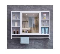 Armadietti a muro da bagno, armadietto a specchio da bagno, armadio a muro, armadietto a specchio, specchio della medicina, armadietto a specchio da bagno, armadio da bagno a parete (bianco,