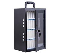 Armadietto a Muro per cellulari, in Acciaio Resistente, con Serratura, 36 Scomparti, Ideale per scuole, uffici e fabbriche: Una Soluzione sicura per riporre Le apparecchiature.