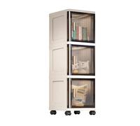 Armadietto alto stretto per bagno e cucina, multi-strato nizer con ruote, ripiani sottili anti-ribaltamento, soluzione salvaspazio per la casa nization