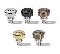 Armadietto con password in lega di zinco 3 Lucchetto a combinazione con codice digitale 1 pezzo(25mm-Color 3)