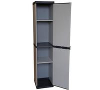 Armadietto Con Ripiani 1 Anta Per Esterno In PVC 168x34x39,5