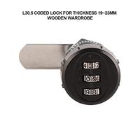 Armadietto con serratura a combinazione con codice a 3 cifre Serratura con password codificata in lega di zinco per cassette degli attrezzi Armadietti Cassetti Armadietti per la (L=30,5 Spessore