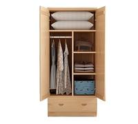 Armadietto corto in legno massello non verniciato armadio di stoccaggio basso camera da letto armadio a pavimento con 1 cassetto versatile nizer 160x60x40cm elegante mobili per la casa