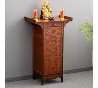 Armadietto da altare con ante, in bambù, per preghiera e meditazione, altari domestici per rituali religiosi e necessità quotidiane, design funzionale ed elegante