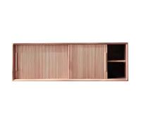 Armadietto da bagno a parete con maniglie rotonde, salvaspazio per cucina e bagno, sopra il WC, 100 x 30 x 40 cm, ideale per nizing Essentials