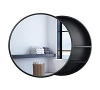 Armadietto da bagno a parete con specchio, grande mobiletto in legno, elegante vanity nizer per eleganti soluzioni di archiviazione del bagno