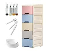 Armadietto da bagno stretto con rotelle per la cucina, con ampio spazio di archiviazione per appartamenti e ristoranti in affitto, design elegante e funzionale