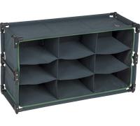 Bo-Camp - Armadio/portaoggetti Pieghevole - 9 Scomparti - Multifunzionale, Antracite, 84 x 30 x 51 cm
