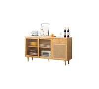 Armadietto da cucina a buffet in stile giapponese per casa, sala da pranzo, piatti, soggiorno e tè; elegante armadio integrato per risparmiare spazio