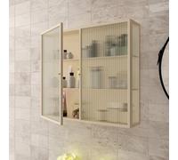 Armadietto da cucina a parete in metallo nero con anta in vetro, 3 ripiani, salvaspazio, per bagno, cucina e arredamento per la casa, elegante organizer per servizi igienici e altro ancora