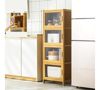 Armadietto da cucina autoportante - credenza dispensa con ante scaffale versatile per spezie pentole e padelle, ideale per cucina, soggiorno e sala da pranzo