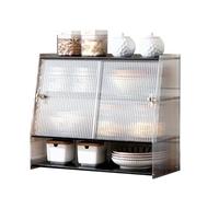 Armadietto da cucina moderno con ante scorrevoli, design salvaspazio per molteplici usi, ideale per piccoli spazi
