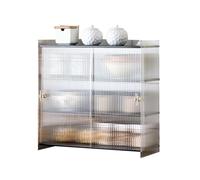 Armadietto da cucina moderno con ante scorrevoli, design salvaspazio per molteplici usi, ideale per piccoli spazi