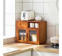 Armadietto da cucina - Multifunzionale multistrato armadio e credenza per piano di lavoro piatto e portaspezie, soluzione perfetta da tavolo, 42 x 23 x 39 cm