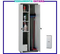 armadietto da esterno portascope armadio per giardino 2 ante in plastica pvc