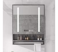 Armadietto da incasso per medicinali con specchi e luci LED, contenitore da parete per bagno, specchio HD, specchio cosmetico