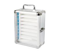 Armadietto da parete a 60 scomparti, in lega di alluminio, supporto per telefono cellulare sicuro per aule, uffici, palestre e fabbriche, 8 opzioni di colore disponibili