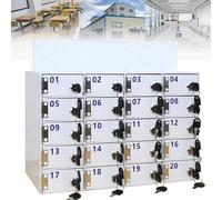 Armadietto da parete con 25 scomparti per cellulare, con serratura digitale, facile accesso e organizzazione, perfetto per uffici, scuole e luoghi di lavoro