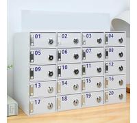 Armadietto da parete in acrilico per telefono, chiudibile a chiave con 60 slot e chiavi, perfetto per ufficio, scuola, aula e uso in fabbrica.