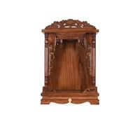 Armadietto da parete in legno massiccio con pannello estraibile, per preghiera buddista in stile cinese, tavolo per preghiera per il culto domestico