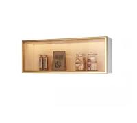 Armadietto da parete in metallo con luce a LED, soluzione salvaspazio per bagno, dispensa e organizzazione dei medicinali