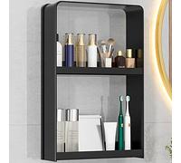 Armadietto da parete per bagno, mensola portaoggetti da doccia, salvaspazio, dietro la porta, armadietto per medicine, senza foratura, mensola per doccia, portasapone, shampoo, per lavanderia/cucina