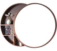 Armadietto da parete per medicinali da bagno, con porta scorrevole a due vie, organizer decorativo per la casa, per risparmiare spazio e design moderno, elegante, nero, 70 cm