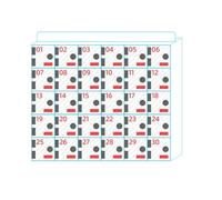 Armadietto da parete per telefono - Armadio trasparente a 30 scomparti con serratura per una gestione sicura del telefono cellulare nelle scuole e nei luoghi di lavoro