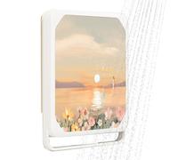 Armadietto da parete pieghevole con coperchio, impermeabile, organizer da parete per biancheria, bagno, doccia, armadietto da camera da letto, contenitore impermeabile da parete pieghevole