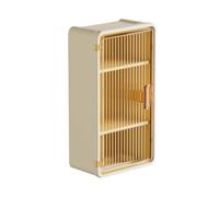 Armadietto da parete salvaspazio per bagno e cucina, facile installazione senza chiodi, angoli arrotondati, comoda maniglia, nessun montaggio richiesto, elegante soluzione di archiviazione