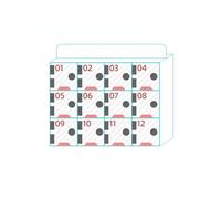 Armadietto da parete trasparente con 12 ante in acrilico, con serrature e chiavi, per riporre i telefoni cellulari, elegante e funzionale