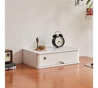 Armadietto da scrivania in legno massello, piccola cassettiera per fogli A4, elegante scatola portaoggetti con 1 cassetto, perfetta per casa, ufficio e scrivania