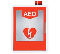 Armadietto di pronto soccorso a parete, armadio di stoccaggio for defibrillatori DAE di primo soccorso con sistema di allarme e controllo magnetico degli accessi