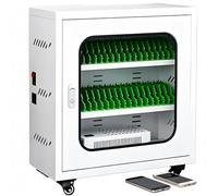 Armadietto di ricarica per cellulari da 20/30/40/50/60 scomparti, Armadio con porta USB ricaricabile con ruote per ristoranti, aeroporti e uffici(40Slots)