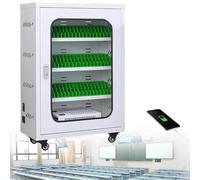 Armadietto di ricarica per telefoni Armadietto di ricarica portatile,Stazione di ricarica per più dispositivi,Stazione di Ricarica Portatile per Telefono Cellulare per Scuola, dormitorio ,60Slots