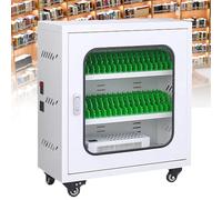 Armadietto di ricarica portatile con 40 scomparti, ideale per ristoranti, bar e aeroporti, comodo supporto per dispositivi mobili e soluzioni di ricarica