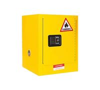 Armadietto di Sicurezza Antideflagrante per Prodotti Chimici | Resistente a Liquidi Infiammabili e Acidi | per Uso Industriale e Laboratorio, a Norme CE(Yellow,4gal)