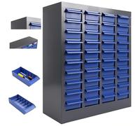 Armadietto di stoccaggio con 100 cassetti in materiale ABS per l'organizzazione dell'hardware in officina e ufficio