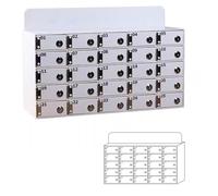 Armadietto di stoccaggio del telefono cellulare, armadietti del telefono cellulare multi-slot con le chiavi individuali, armadietti dei dipendenti di grande capacità per le fabbriche