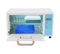 Armadietto disinfettante UV da 10 l, altamente efficiente, riscaldamento a 360°, 2 ripiani, regolabile, sterilizzatore UV, 75 °C, armadietto riscaldante professionale per famiglie, terme, 33,5 x 22 x