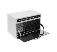 Armadietto disinfettante UV in acciaio inox, 37 x 21 x 24 cm, 10 l, strumento sterilizzatore per unghie con lampada di sterilizzazione UV, sterilizzatore multifunzione UV, scatola disinfettante