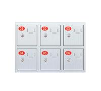 Armadietto for Telefoni Cellulari, Cassetta di Sicurezza for Cellulari, Acciaio Mobiletto for Cellulare, Cassaforte Portatile for Ufficio, Palestra, Carcere, Scuola, Fabbriche e Truppe(37.5x53x25cm)