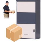 Armadietto impermeabile per pacchi - Cassetta delle lettere antifurto di grande capacità, resistente alle intemperie e alla ruggine per consegne sicure a casa e in ufficio