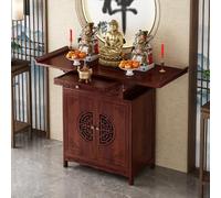 Armadietto in legno per altare Buddha, realizzato a mano, per meditazione, preghiera ed esposizione in salotti, santuari e templi