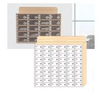 Armadietto in legno per telefono per classe, montaggio a parete nizer con 60 slot, rack portatile per cellulare, essenziale per l'aula