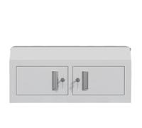 Armadietto metallico con serratura a chiave, armadio con schermatura fisica del segnale del telefono cellulare, scatola di riservatezza, efficienza di schermatura 65 dB, armadietto(35x77.6x35cm)